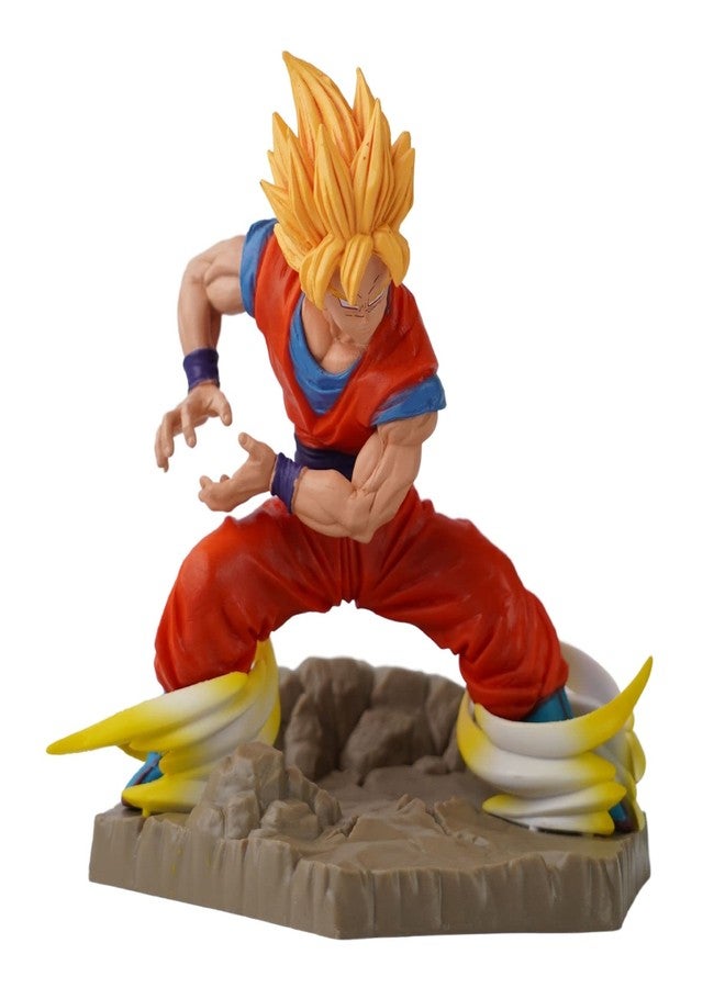 Offo مجسم شخصية غوكو سوبر سايان من أنمي دراغون بول زد من أوفو | مجسمات شخصيات خفيفة الوزن وجذابة ومتينة مصنوعة من كلوريد البولي فينيل، مناسبة لتزيين المنزل والمكتب وطاولة الدراسة، متعددة الألوان، 5 × 5 سم - Image 2